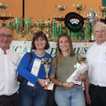 7èmes MENDIONDE : GARAT Luxi et ITCIA Louise accompagnées de Jean Pierre ARHANCET et Beñat APESTEGUY