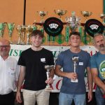 3èmes AMOROTS : BERRI Iban et RAJIMBAUD Thomas accompagnés de VERGEZ Alain et AGUER Ramuntxo